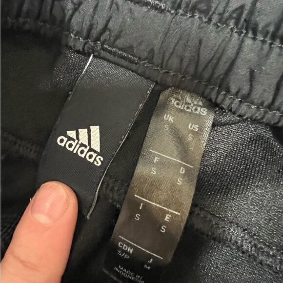 Adidas mens sweatpants black and white size small - Picture 3 of 4